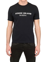 STONE ISLAND - T-SHIRT AUS BAUMWOLLJERSEY DAS IM DUNKELN LEUCHTET - BLAU