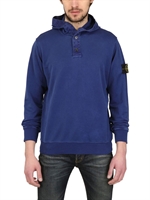 STONE ISLAND - SUPERLEICHTES GEFÄRBTES SWEATSHIRT AUS FLEECE - BLUEMARINE