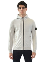 STONE ISLAND - SUPERLEICHTES GEFÄRBTES SWEATSHIRT AUS FLEECE - BEIGE