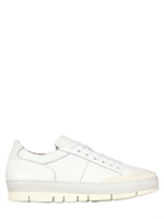 SOYA FISH - LEATHER TENNIS SNEAKERS - WHITE
