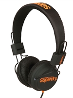 SUPERDRY - CUFFIE PIEGHEVOLI - NERO/ARANCIO