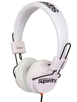 SUPERDRY - CUFFIE PIEGHEVOLI - BIANCO/NERO