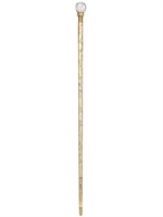 PASOTTI - HOLZSTOCK MIT SWAROVSKI UND BLATTGOLD - GOLD