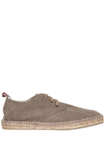 CASTAÑER - ESPADRILLAS IN COTONE LAVATO CON BASE IN PAGLIA - NATURALE
