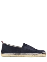 CASTAÑER - LOAFERS AUS WILDLEDER UND JUTE - BLAU