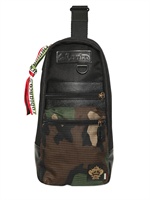 OROBIANCO - DESERTIKA CITYWOLF MONOSTRAP BAG - BLACK/CAMO