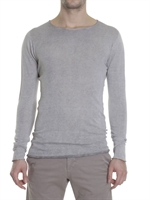XAGON MAN - MAGLIA IN COTONE TINTO CAPO - GRIGIO