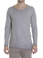 XAGON MAN - GEFÄRBTES SHIRT AUS BAUMWOLLJERSEY - GRAU