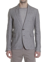 XAGON MAN - GIACCA IN MISTO LINO SLIM FIT - MARRONE