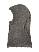 ISABEL BENENATO - LEICHTE LEINEN TRICOT HAUBE - GRAU MELANGE