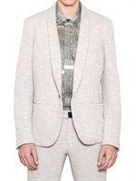 10A - GIACCA IN TECHNO COTONE BOUCLÈ - BEIGE