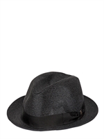 BORSALINO - 100% HEMP HAT - BLACK