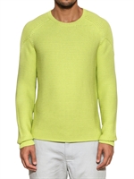 FOLK - MAGLIA IN COTONE - GIALLO