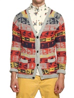 UNIFORMS FOR THE DEDICATED - CARDIGAN IN COTONE MISTO LINO - MULTICOLORE