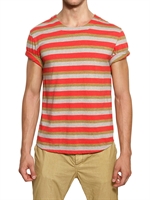 UNIFORMS FOR THE DEDICATED - T-SHIRT AUS BIO-BAUMWOLLJERSEY - RED/GREY/KHAKI