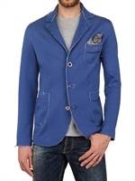 BOB - GIACCA IN JERSEY DI COTONE - BLU