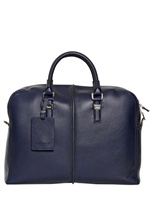 SERAPIAN - SOFT LEATHER BRIEFCASE - NAVY