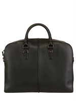 SERAPIAN - SOFT LEATHER BRIEFCASE - BLACK