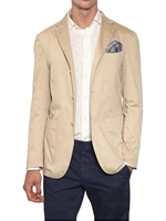 BOGLIOLI - GIACCA DESTRUTTURATA IN COTONE STRETCH - BEIGE