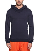 ADIDAS SLVR - BASIC FRENCH TERRY SWEATSHIRT MIT KAPUZE - NAVYBLAU