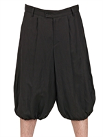 D by D - DRAWSTRING BALLOON SHORTS - BLACK