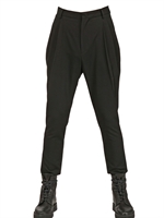 D.GNAK BY KANG.D - DRAPED PLEATED PANTS - BLACK