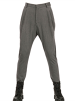 D.GNAK BY KANG.D - DRAPED PLEATED PANTS - GREY