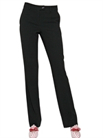 MOSCHINO CHEAP&CHIC - CREPE TROUSERS - BLACK