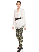 MCQ ALEXANDER MCQUEEN - COTTON VOILE SHIRT - WHITE