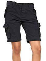 SUPERDRY - SHORTS CARGO IN COTONE - BLU SCURO