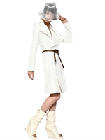A.F.VANDEVORST - TRENCH IN CREPE STRETCH - AVORIO