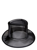 A.F.VANDEVORST - TRANSPARENT NET HAT - BLACK