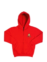 DYNAMO CAMP - HOODED COTTON FLEECE SWEATSHIRT - RED