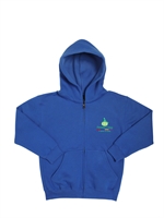 DYNAMO CAMP - HOODED COTTON FLEECE SWEATSHIRT - BLUE