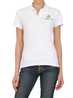 DYNAMO CAMP - STRETCH COTTON PIQUE POLO SHIRT - WHITE