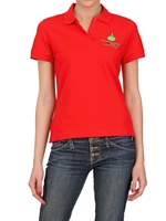 DYNAMO CAMP - STRETCH COTTON PIQUE POLO SHIRT - RED