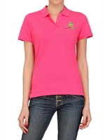 DYNAMO CAMP - STRETCH COTTON PIQUE POLO SHIRT - FUCHSIA