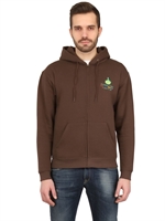 DYNAMO CAMP - HOODED COTTON FLEECE SWEATSHIRT - BROWN