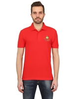 DYNAMO CAMP - STRETCH COTTON PIQUE POLO SHIRT - RED