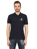 DYNAMO CAMP - STRETCH COTTON PIQUE POLO SHIRT - NAVY