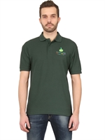 DYNAMO CAMP - STRETCH COTTON PIQUE POLO SHIRT - GREEN
