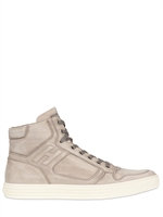 HOGAN REBEL - SNEAKERS IN NABUK - GRIGIO
