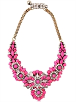 SHOUROUK - APOLONIA PINK NECKLACE - PINK FLUO