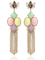 ANTON HEUNIS - CANDY STORE COLLECTION CHAINS EARRINGS - CANDY COLORS