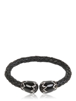 MCL MATTHEW CAMPBELL LAURENZA - BLACK SAPPHIRE FLEXIBLE BRACELET - BLACK
