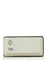 BY LUDO - SPACE KEYBOARD BUTTON PIN - WHITE