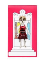 ALCOZER & J. - SHOPPING DRESS AND HAIR ACCESSORY - RED RUBY