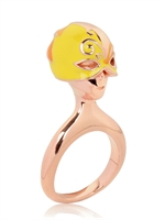 COICOI - BURLESQUE MASK RING - YELLOW