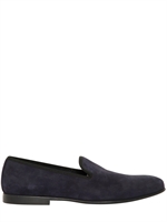 MCQ ALEXANDER MCQUEEN - WILDLEDER LOAFERS - NAVYBLAU