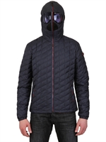 AI RIDERS ON THE STORM - PIUMINO TRAPUNTATO CON TOTAL ZIP - BLU SCURO